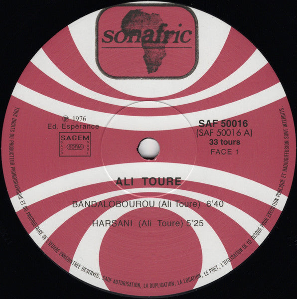 Ali Toure "Farka" (VINYL) | Mint (M) Mint (M) - WORLD *NEW*