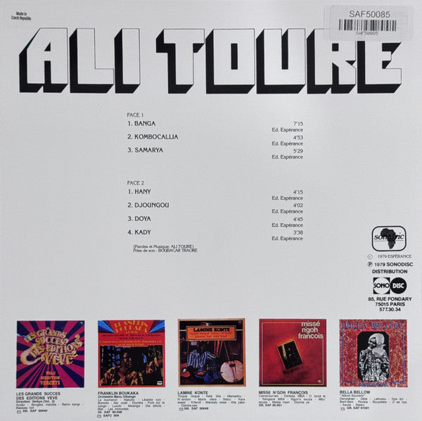 Ali Toure Dit "Farka" (VINYL) | Mint (M) Mint (M) - WORLD *NEW*