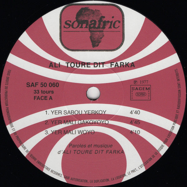 Ali Toure Farka (VINYL) | Mint (M) Mint (M) - WORLD *NEW*
