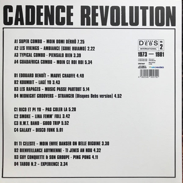 Disques Debs International Vol 2 (Cadence Revolution 1973-1981)(2xVINYL) | Mint (M) Mint (M) - WORLD *NEW*