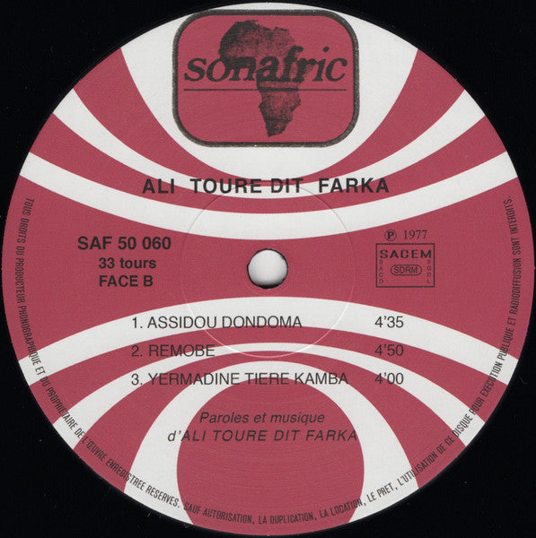 Ali Toure Farka (VINYL) | Mint (M) Mint (M) - WORLD *NEW*