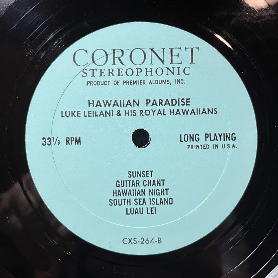 Hawaiian Paradise (VINYL) | Excellent+ (EX+) Excellent (EX) - WORLD / USED *EXCELLENT+*