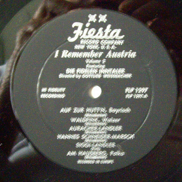 I Remember Austria Volume 2 (VINYL) | Excellent+ (EX+) Excellent+ (EX+) - WORLD / USED *EXCELLENT+*