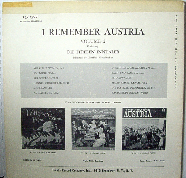 I Remember Austria Volume 2 (VINYL) | Excellent+ (EX+) Excellent+ (EX+) - WORLD / USED *EXCELLENT+*