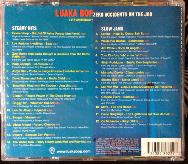 Luaka Bop: Zero Accidents On The Job (10th Anniversary) (2xCD) | Excellent+ (EX+) Excellent (EX) - WORLD / USED *EXCELLENT+*