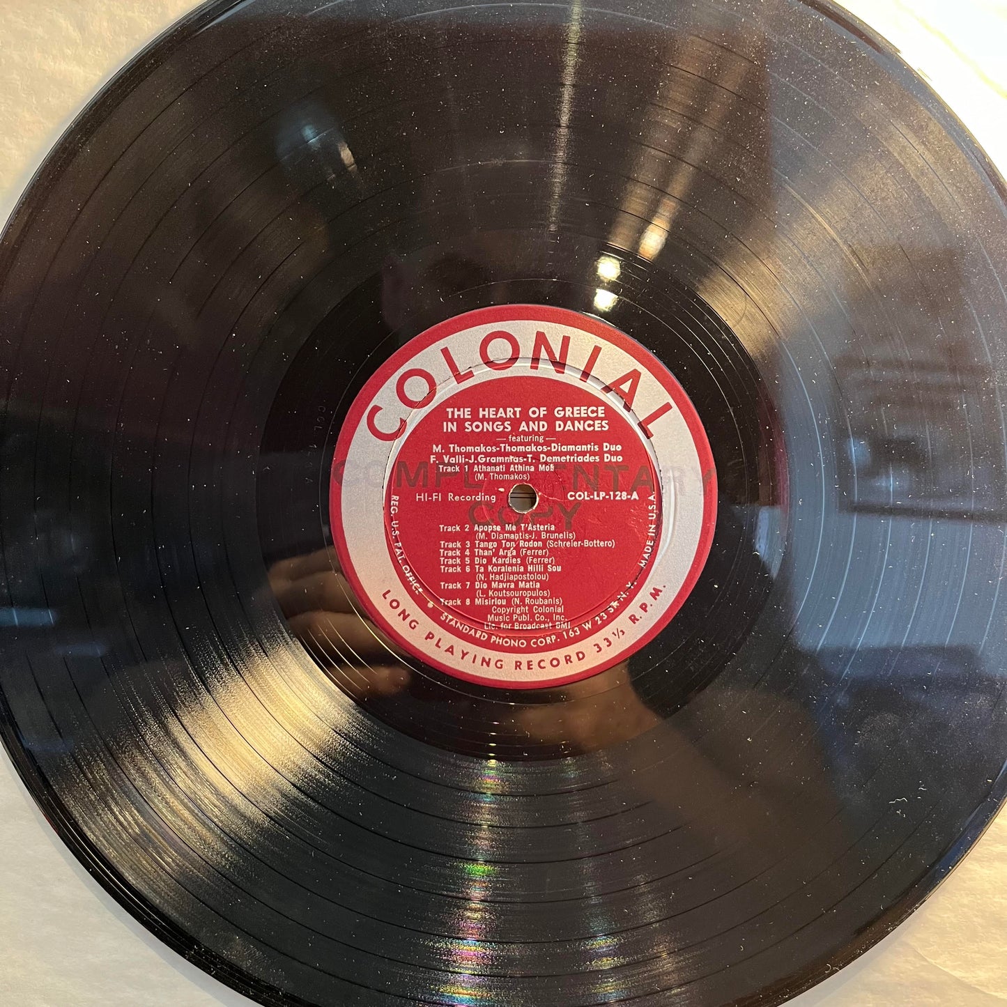 The Heart Of Greece In Songs And Dances *PROMO* | Excellent (EX) Very Good (VG)