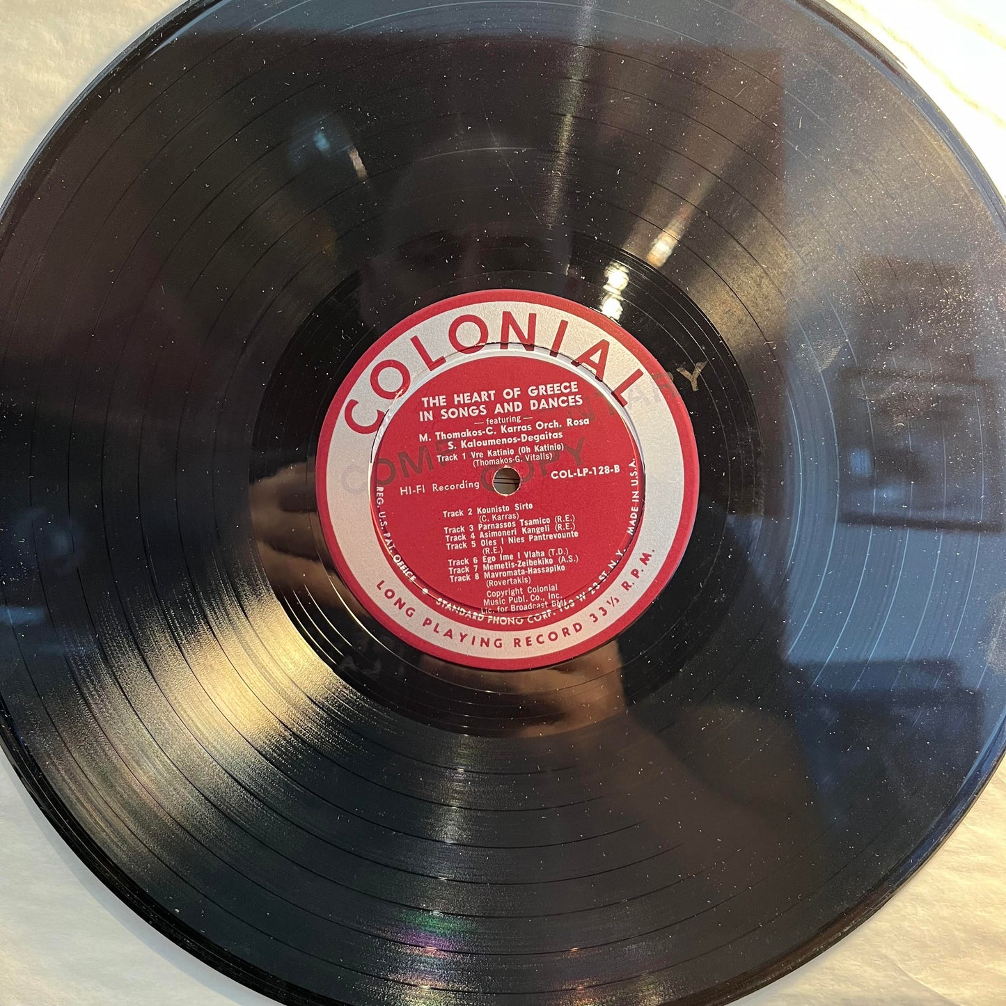 The Heart Of Greece In Songs And Dances *PROMO* | Excellent (EX) Very Good (VG)