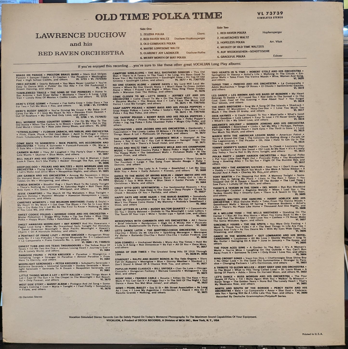 Old Time Polka Time | Very Good Plus (VG+) Excellent+ (EX+)