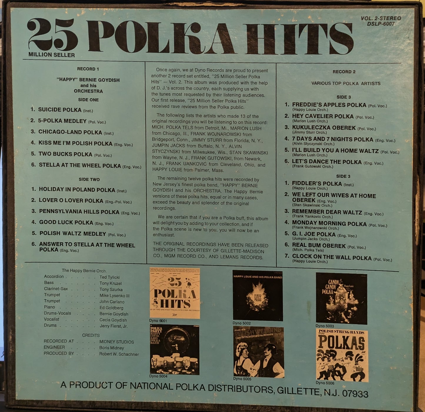 Various - 25 Million Seller Polka Hits Vol. 2 | Very Good Plus (VG+) Excellent (EX) - WORLD / USED *VERY GOOD+*