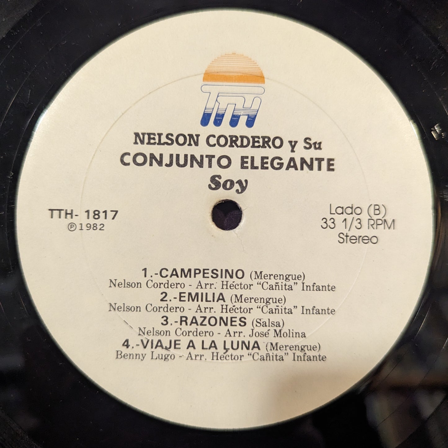 Nelson Cordero Y Su Conjunto Elegante - Soy | Very Good Plus (VG+) Very Good (VG) - WORLD / USED *VERY GOOD+*