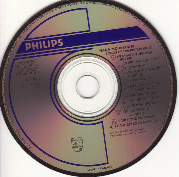 Songs Of The British Isles | Very Good Plus (VG+) Near Mint (NM)