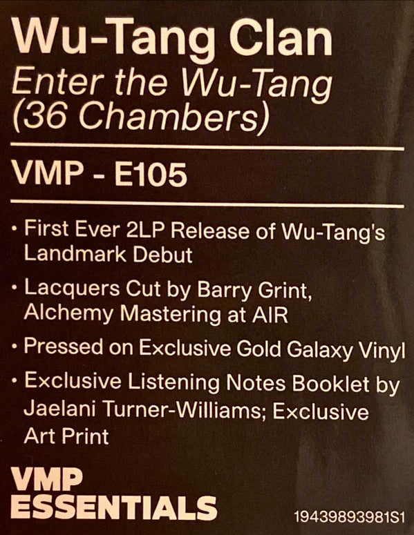 Enter The Wu-Tang (36 Chambers) | Mint (M) Mint (M)