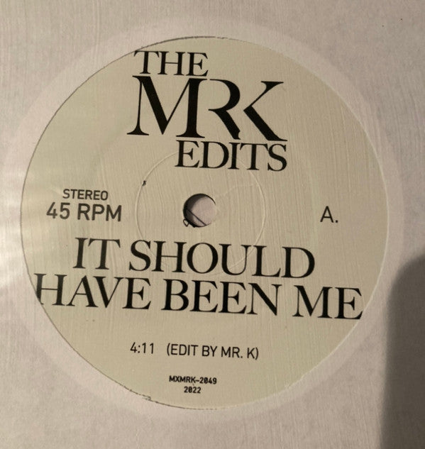 It Should Have Been Me / Brand New Lover | Mint (M) Generic