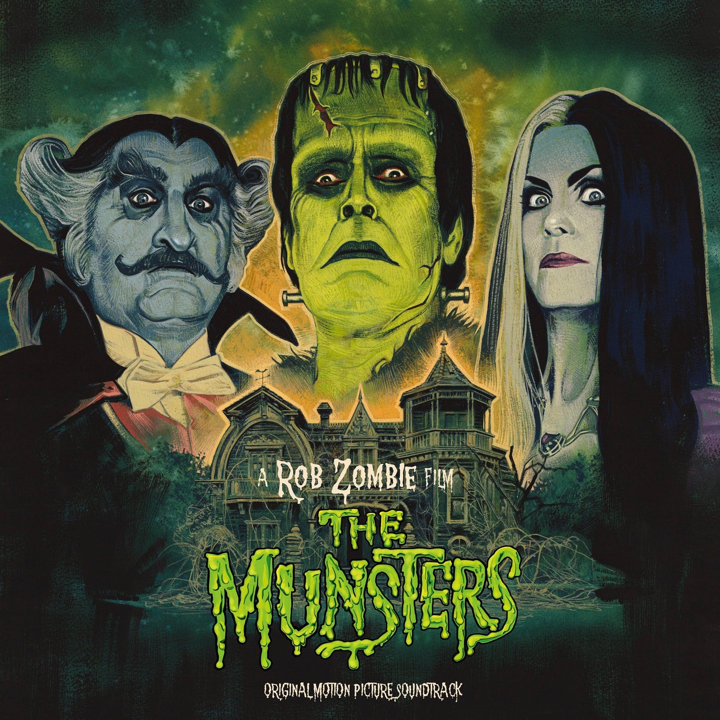 Zeuss and Rob Zombie - The Munsters (Multicolor Swirl VINYL 2xLP Waxwork WW149) | NEW - SOUNDTRACK *NEW/COLOR*