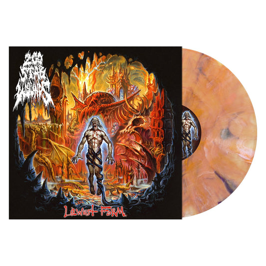 200 Stab Wounds - Lowest Form ["Rigor Mortis" - Yellow Orange, Black Marble Vinyl] |