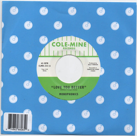 Love You Better / The Shape Of My Teardrops | Mint (M) Mint (M) - 45/FUNK
