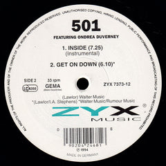 501 (2) Featuring Ondrea Duverney Inside ZYX Music 12" Near Mint (NM or M-) Near Mint (NM or M-)