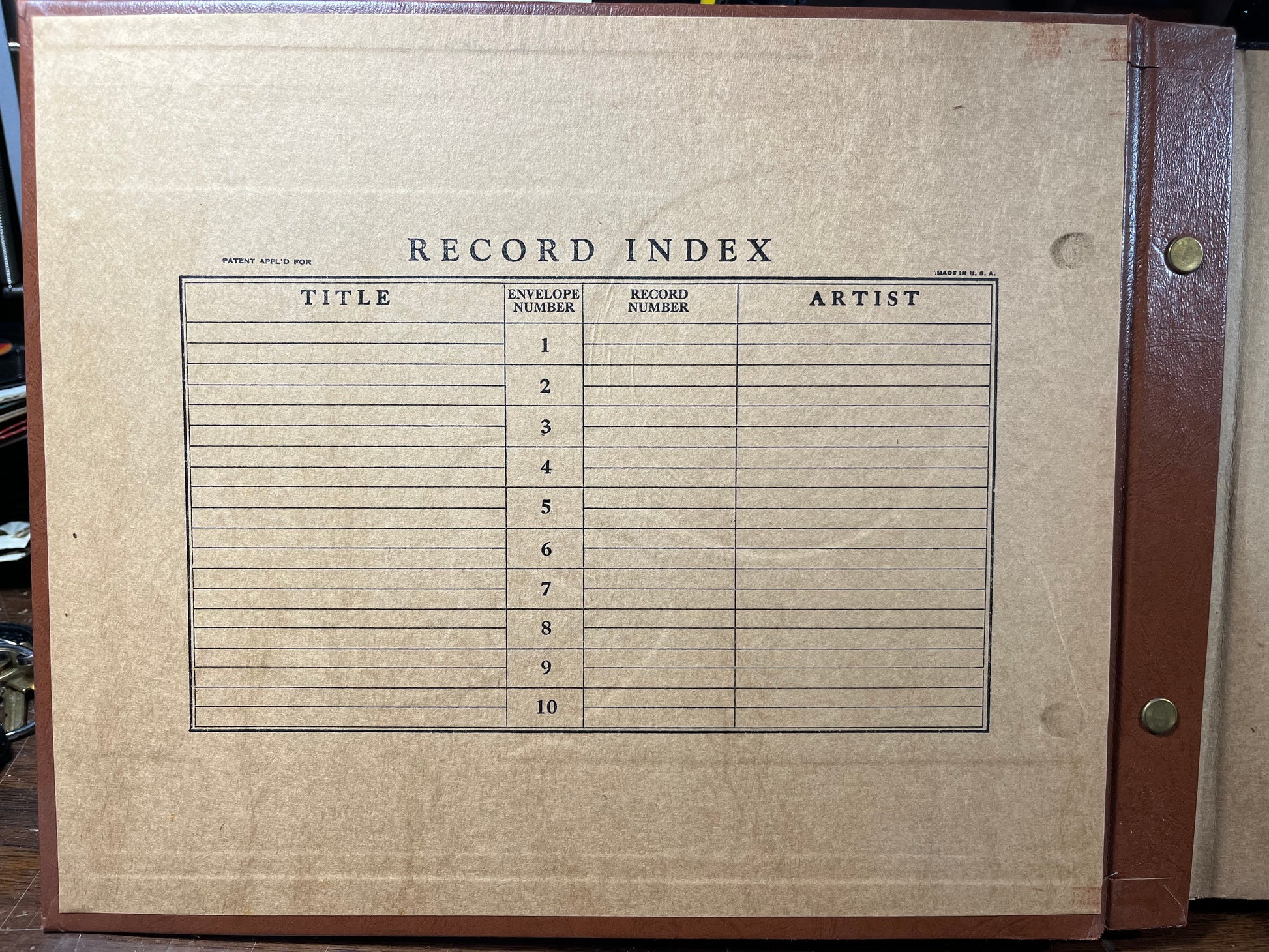 *78RPM BOOK / 10 POCKETS* | Excellent (EX) - 78RPM BOOK / USED *EXCELLENT*