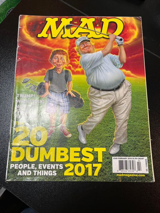 MAD MAGAZINE #549 2017 The 20 Dumbest | -