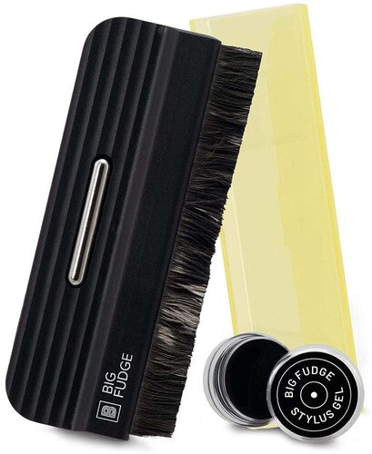 Big Fudge - BFPIS12x25 Vinyl Record Carbon Fiber Anti-Static Brush + Stylus Gel BFRS101 | NEW - ACCESSORIES *NEW*