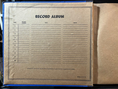 Va - 10 PAGE BOOK 78RPM 10" RECORDS | Excellent (EX) - ACCESSORY *USED*