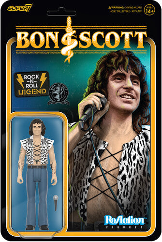 Super7 - AC/DC - ReAction Figures - Bon Scott (High Voltage) (Collectible, Figure, Action Figure) |
