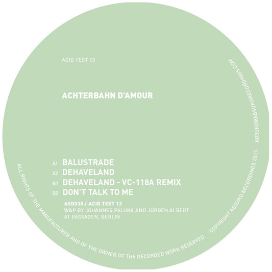 Acid Test 13 (VINYL) | - TECHNO *SEALED*