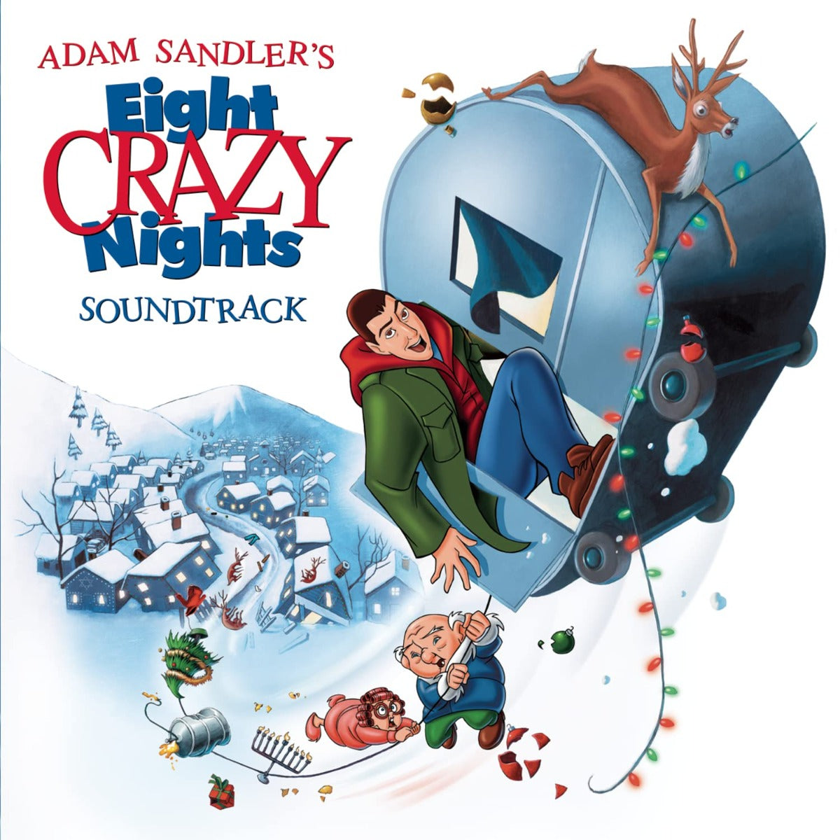 Eight Crazy Nights (Original Motion Picture Soundtrack) (Limited Edition, "Blue-In-Whitey" Colored Vinyl) | Mint (M) Mint (M) - SOUNDTRACK *SEALED/COLOR*