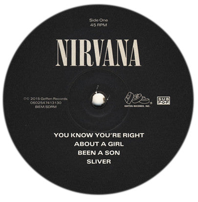 Nirvana (200 GRAM VINYL) | Mint (M) Mint (M) - ALT/INDIE *SEALED*