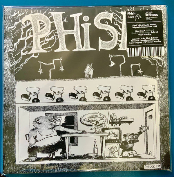 Junta (FLUFFHEAD BLACK & WHITE SWIRL VINYL) | Mint (M) Mint (M) - ROCK *SEALED/COLOR*