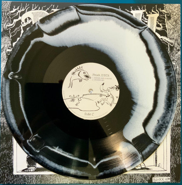 Junta (FLUFFHEAD BLACK & WHITE SWIRL VINYL) | Mint (M) Mint (M) - ROCK *SEALED/COLOR*