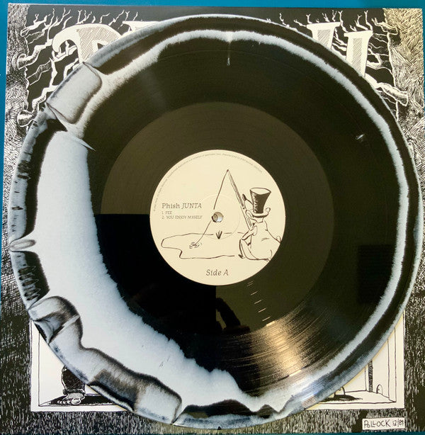 Junta (FLUFFHEAD BLACK & WHITE SWIRL VINYL) | Mint (M) Mint (M) - ROCK *SEALED/COLOR*