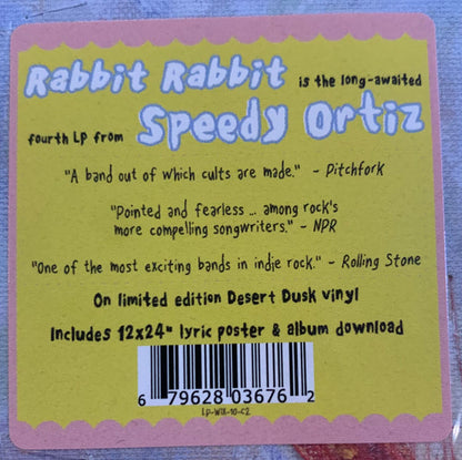Speedy Ortiz - Rabbit Rabbit | Mint (M) Mint (M) - ALT/INDIE *COLOR*