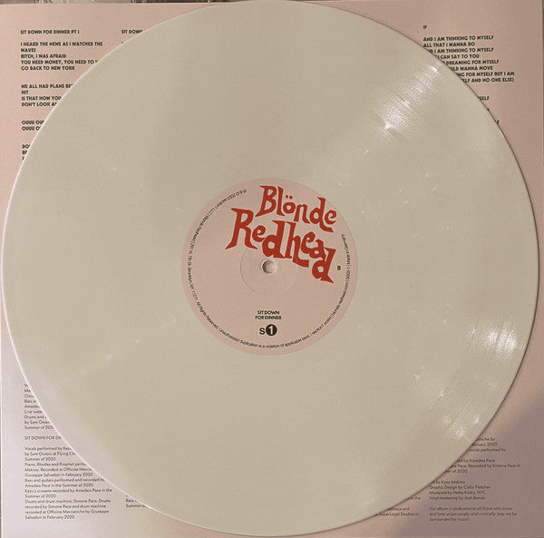 Blonde Redhead - Sit Down For Dinner (White Vinyl) | Mint (M) Mint (M) - ALT/INDIE *SEALED/COLOR*