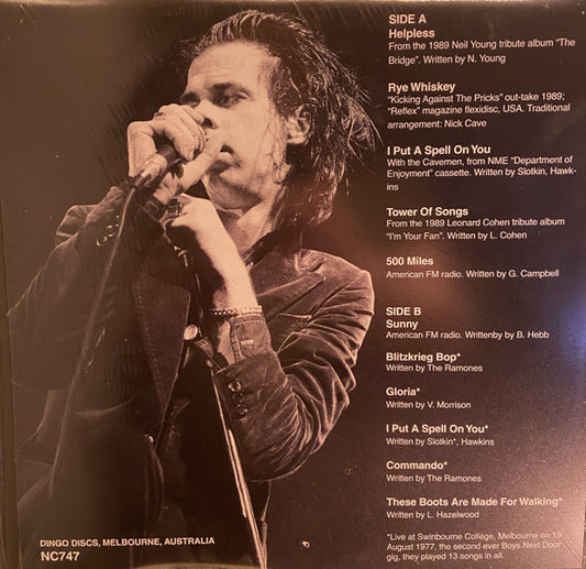 Nick Cave - Blood On Your Saddle (NUMBERED SPLATTER VINYL) | Mint (M) Mint (M) - ALT/INDIE/METAL *SEALED/COLOR*