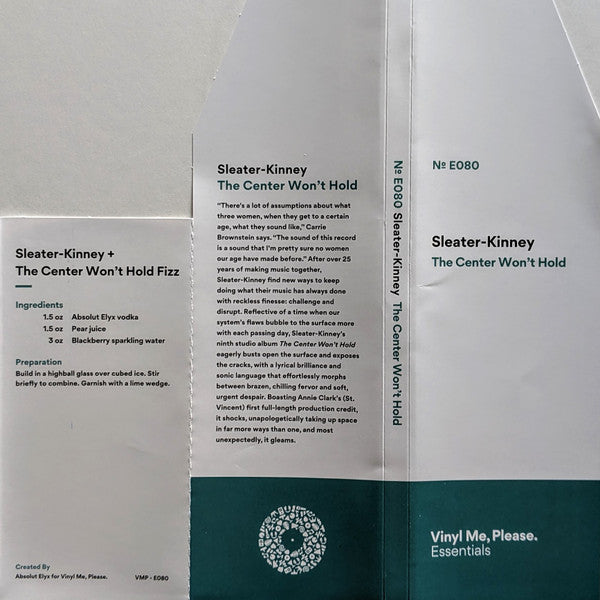 Sleater-Kinney - The Center Won't Hold | Mint (M) Mint (M) - ALT/INDIE *NEW/COLOR/VMP*