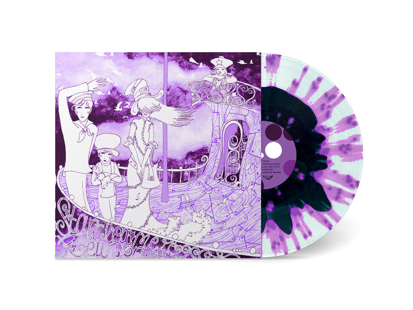 Starcleaner Reunion - (PRESALE 9/25/26) Umbrella (CLEAR & BLACK W/ PURPLE SPLATTER VINYL LP) | NEW - ALT/INDIE *NEW/COLOR*