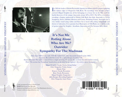 Anaconda - (PRESALE 7/10/26) Sympathy for the Madman (MANUFACTURED ON DEMAND CD) | Mint (M) Mint (M) - ALT/INDIE *NEW/COLOR*