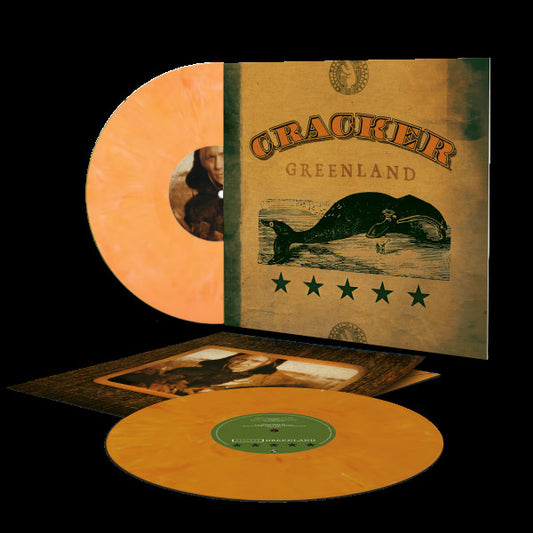 Cracker - (PRESALE 11/6/26) Greenland (ECO POLYLINED INNER SLEEVE 12X24 INSERT GTFLD MIX ORANGE VINYL 2xLP) | NEW - ALT/INDIE *NEW/COLOR*