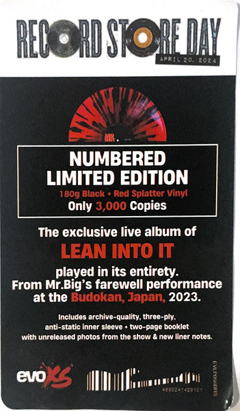 The Big Finish Lean Into It Live (COLOR VINYL RSD) | - ALT/INDIE *NEW/COLOR*