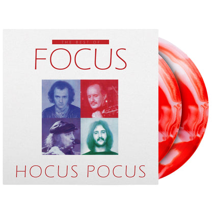 FOCUS - (PRESALE 10/16/26) Best Of Focus Hocus Pocus (MOV RED & WHITE SWIRLED VINYL 2xLP) | NEW - ALT/INDIE *NEW/COLOR*