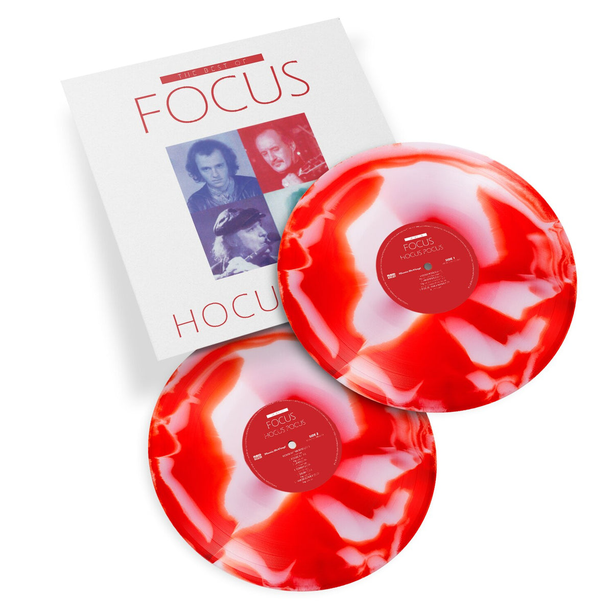 FOCUS - (PRESALE 10/16/26) Best Of Focus Hocus Pocus (MOV RED & WHITE SWIRLED VINYL 2xLP) | NEW - ALT/INDIE *NEW/COLOR*