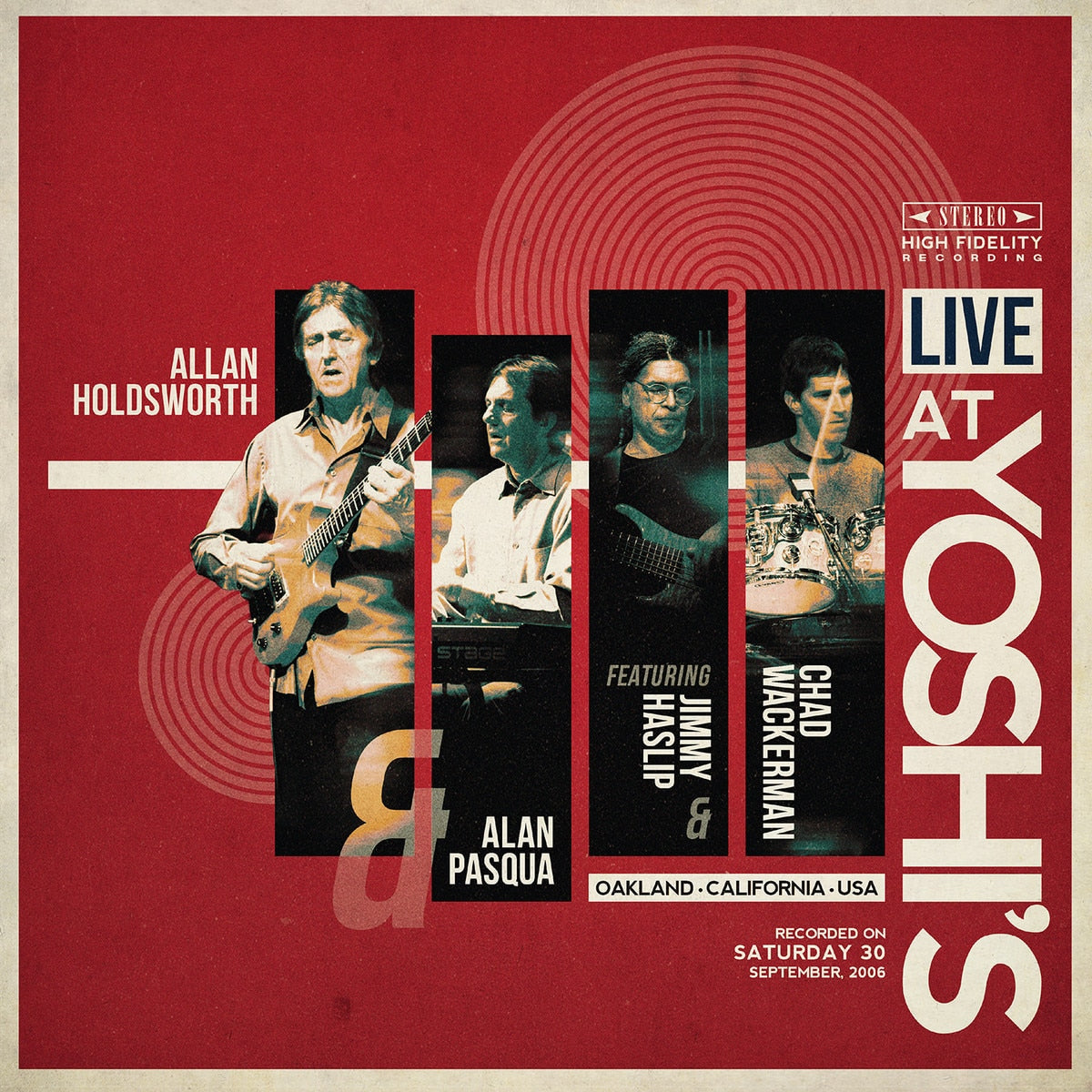 Allan Holdsworth - (PRESALE 11/6/26) Live At Yoshi's (MOV TRANSLUCENT RED VINYL 4xLP) | NEW - ALT/INDIE *NEW/COLOR*