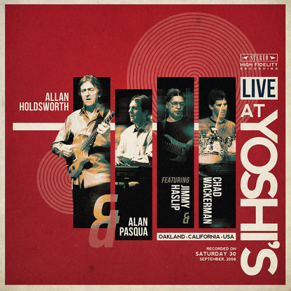 Allan Holdsworth - (PRESALE 11/6/26) Live At Yoshi's (MOV TRANSLUCENT RED VINYL 4xLP) | NEW - ALT/INDIE *NEW/COLOR*