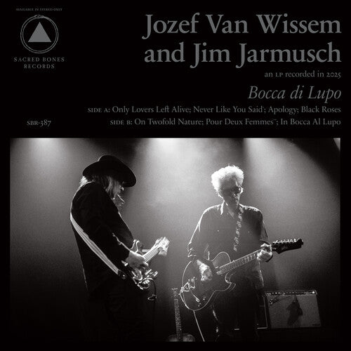Jozef Van Wissem And Jim Jarmusch - (PRESALE 11/6/26) Bocca Di Lupo and Mouth of the Wolf (WHITE CLEAR VINYL 2xLP) | NEW - ALT/INDIE *NEW/COLOR*