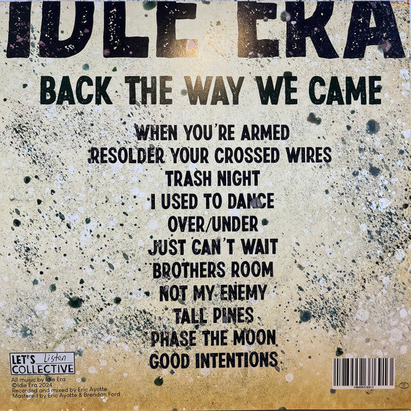 Back The Way We Came (GOLD VINYL) | Mint (M) Mint (M) - ALT/INDIE *NEW/COLOR*