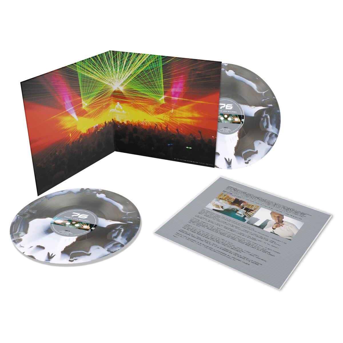 Armin Van Buuren - (PRESALE 9/25/26) 76 (MOV GREY & WHITE 'COLOR IN COLOR' VINYL 2xLP) | NEW - ALT/INDIE *NEW/COLOR*