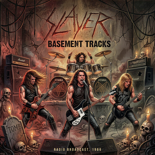 Slayer - (PRESALE 7/3/26) Basement Tracks (RED VINYL) | Mint (M) Mint (M) - ALT/INDIE *NEW/COLOR*