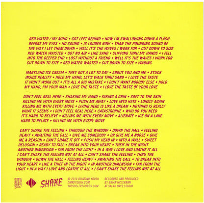 Shake (7" COLOR VINYL) *Highlighter Yellow / Magenta* | Mint (M) Mint (M) - ALT/INDIE *NEW/COLOR*