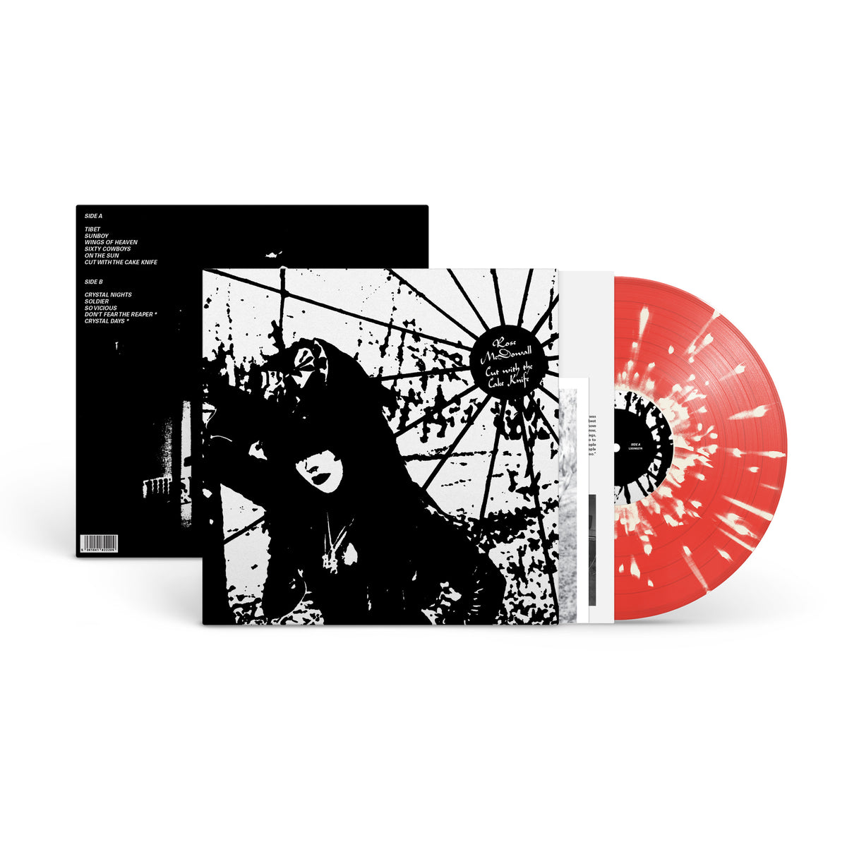 Rose McDowall - (PRESALE 9/25/26) Cut With the Cake Knife (Remastered)(RED W/ BONE WHITE SPLATTER VINYL LP) | NEW - ALT/INDIE *NEW/COLOR*